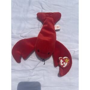 TY Original BEANIE BABIES PINCHERS the LOBSTER with Tags MINT June 19, 1993